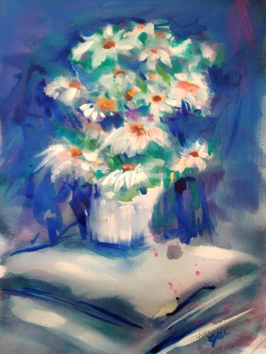 Flowerpot I von Giulia Mercuri, Malerei kaufen auf Singulart