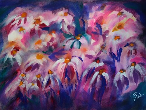 Floral Pattern II von Giulia Mercuri, Malerei kaufen auf Singulart