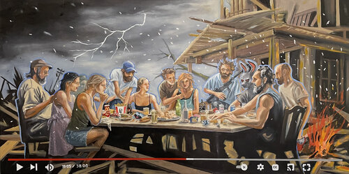 FAST SUPPER de ROBERT INESTROZA, Pintura a la venta en Singulart