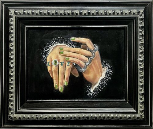 IT'S A THIN LINE de ROBERT INESTROZA, Pintura a la venta en Singulart