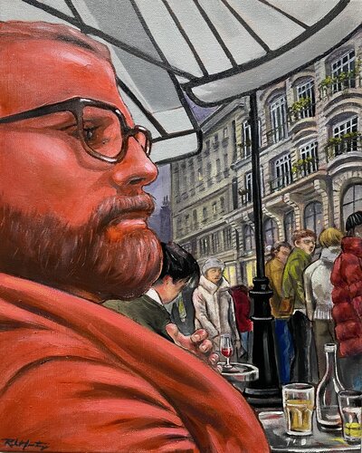 LE FLANEUR di ROBERT INESTROZA, Pittura in vendita su Singulart