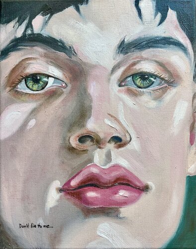 DON'T LIE TO ME van ROBERT INESTROZA, Schilderij te koop op Singulart