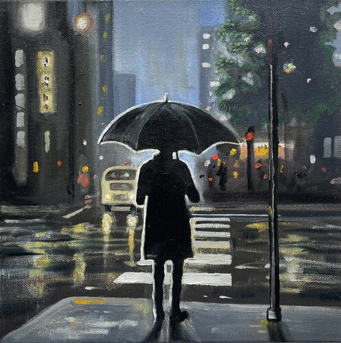 CROSSING de ROBERT INESTROZA, Pintura a la venta en Singulart