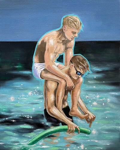 ATLAS SHRUGS de ROBERT INESTROZA, Pintura a la venta en Singulart