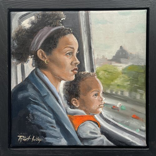 En Train di ROBERT INESTROZA, Pittura in vendita su Singulart