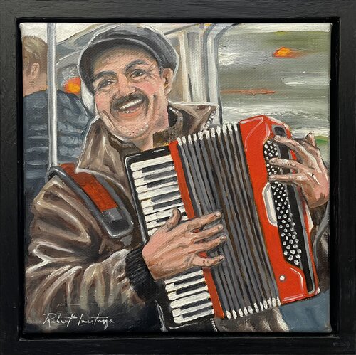LE MUSICIEN di ROBERT INESTROZA, Pittura in vendita su Singulart