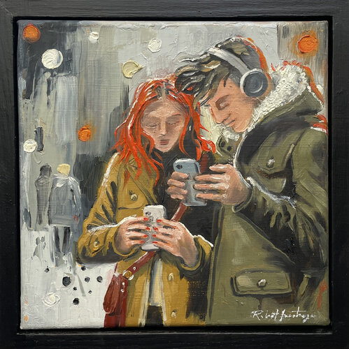 CONNECTION di ROBERT INESTROZA, Pittura in vendita su Singulart