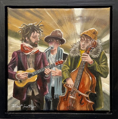 MINSTRELS von ROBERT INESTROZA, Malerei kaufen auf Singulart