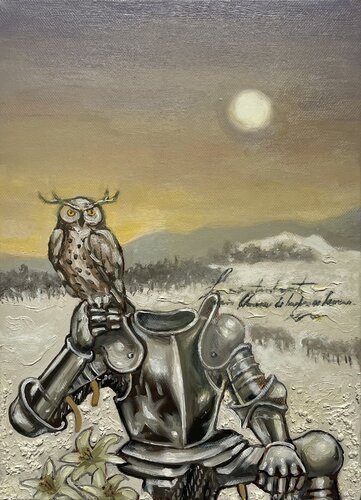 SENTINEL OF SILENCE by ROBERT INESTROZA, Painting for Sale on Singulart