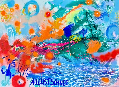 "all my freinds are crazier than me" von August Schnee, Malerei kaufen auf Singulart