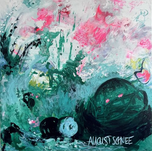 "hug my monster" de August Schnee, Pintura a la venta en Singulart