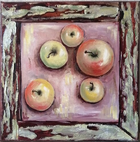 Apples by Galina Kolomenskaya, Painting for Sale on Singulart