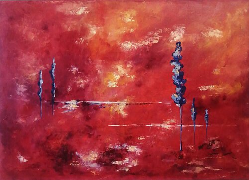 On the seashore von Galina Kolomenskaya, Malerei kaufen auf Singulart