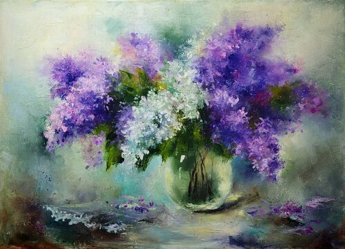 Lilac Mist von Galina Kolomenskaya, Malerei kaufen auf Singulart