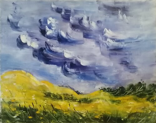 Befor the Storm di Galina Kolomenskaya, Pittura in vendita su Singulart