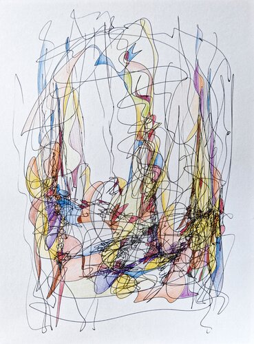 When the Leaves Fall von Galina Kolomenskaya, Zeichnungen kaufen auf Singulart
