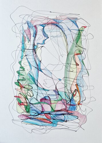 Inner Contradictions von Galina Kolomenskaya, Zeichnungen kaufen auf Singulart