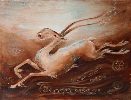 Saiga van Galina Kolomenskaya, Schilderij te koop op Singulart