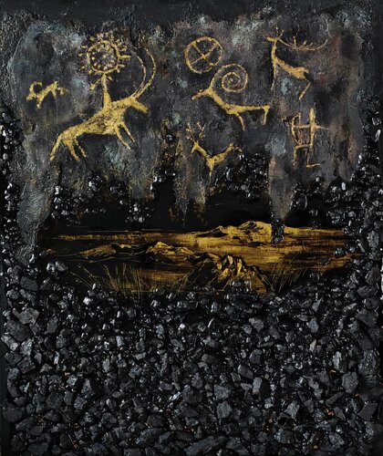 Petroglyphs di Galina Kolomenskaya, Altri media in vendita su Singulart