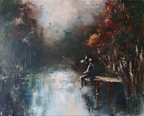 At Early Dawn de Galina Kolomenskaya, Pintura a la venta en Singulart