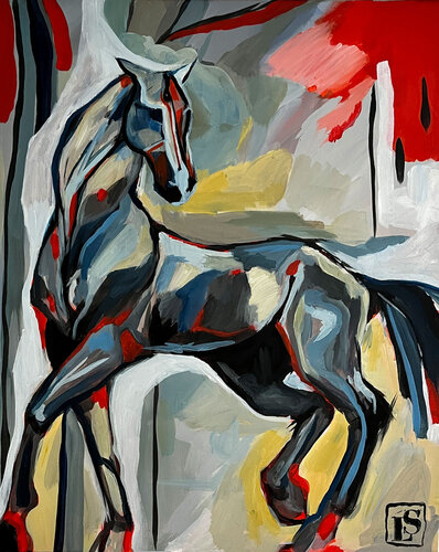 Echappées 2 di LAURE SAIGNE, Pittura in vendita su Singulart