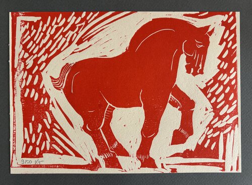 CHEVAL TANG #1 by LAURE SAIGNE, 종이 for Sale on Singulart