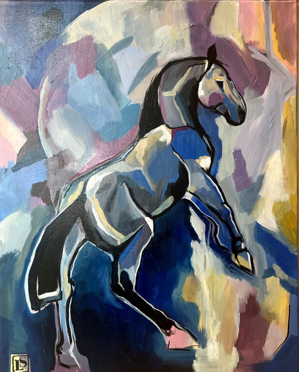 Mustang Bleu LAURE SAIGNE