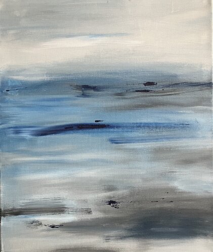 Paysage 1 von Barbara Wykrota, Malerei kaufen auf Singulart