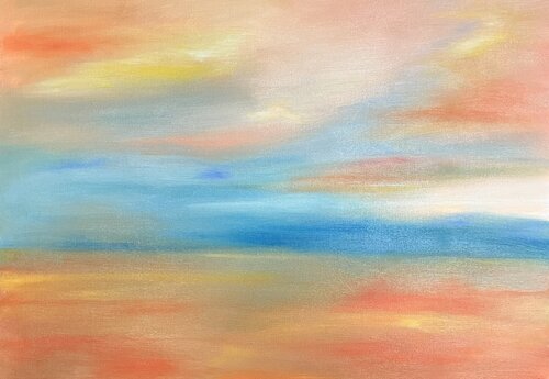Désert di Barbara Wykrota, Pittura in vendita su Singulart