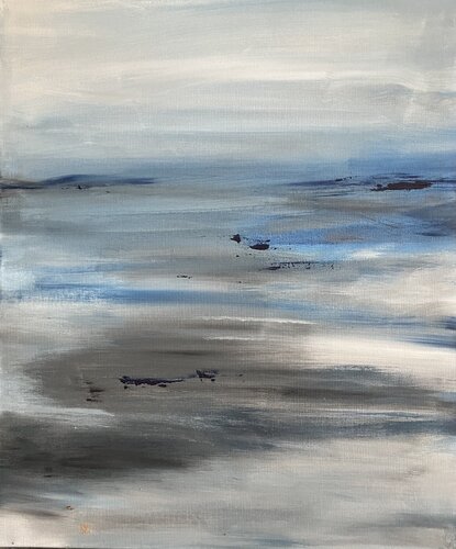 Paysage 3 von Barbara Wykrota, Malerei kaufen auf Singulart