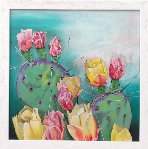 Opuntia Violacea par Morena Caliendo, Peinture en vente sur Singulart