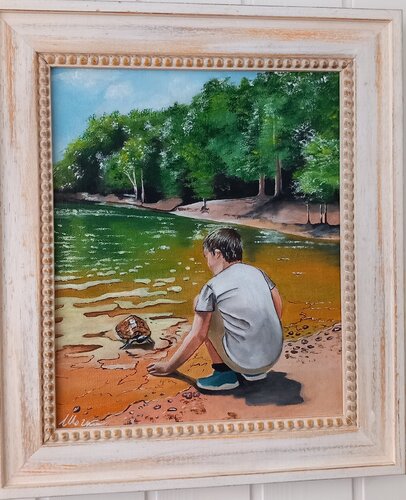 L' attesa par Morena Caliendo, Peinture en vente sur Singulart