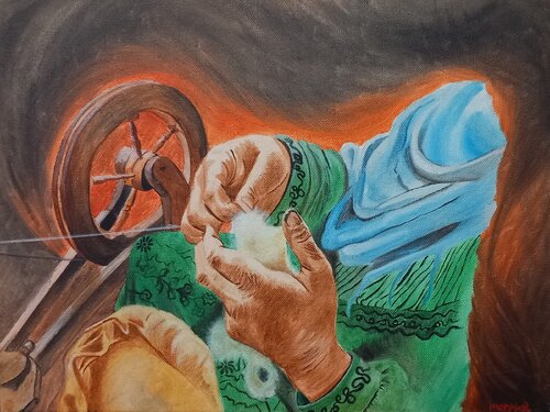 Terra ombra bruciata by Morena Caliendo, Painting for Sale on Singulart