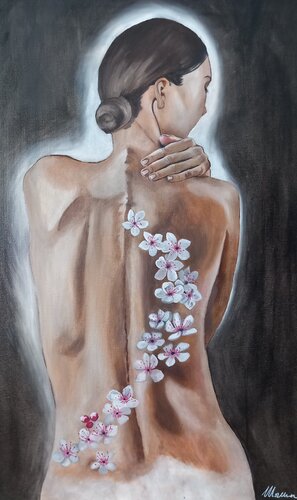 Fiorire oltre il dolore di Morena Caliendo, Pittura in vendita su Singulart