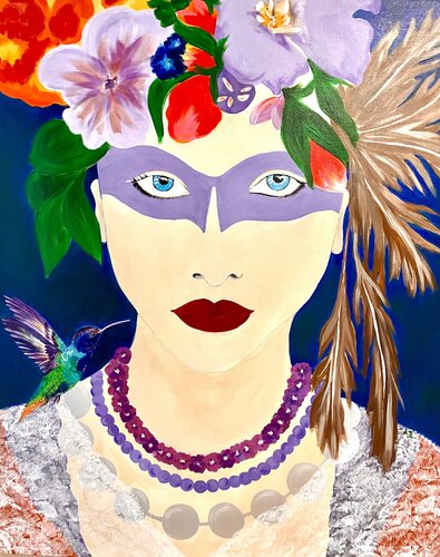 Maskenball von Ajten Ramadani, Malerei kaufen auf Singulart