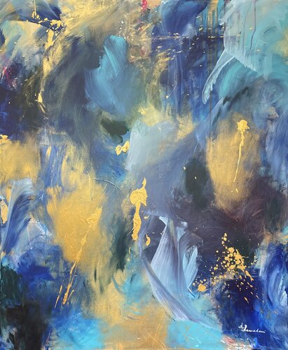 Karibischer Ozean van Ajten Ramadani, Schilderij te koop op Singulart