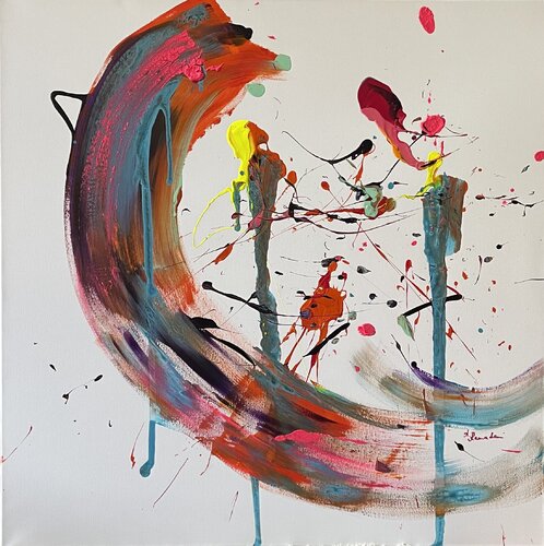 the circle of life de Ajten Ramadani, Pintura a la venta en Singulart