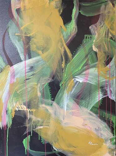 Whispering colors No.2 van Ajten Ramadani, Schilderij te koop op Singulart