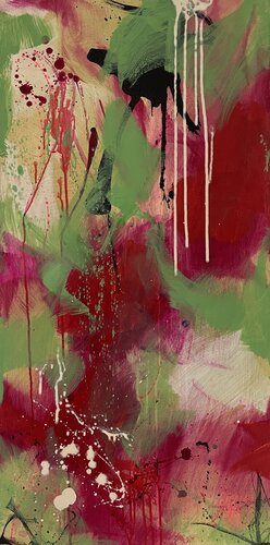 Red vibes by Ajten Ramadani, Painting for Sale on Singulart