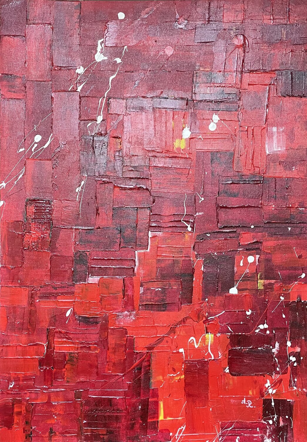 Red abstraction Ajten Ramadani