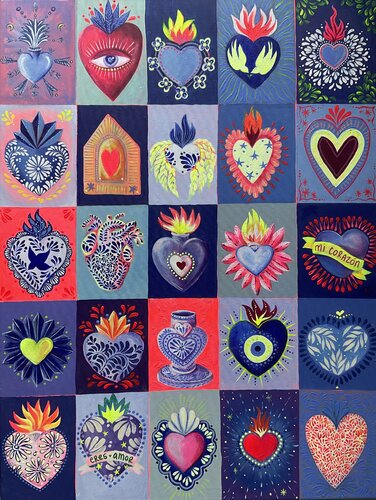 Corazones by Ceci Loel, 絵画 for Sale on Singulart