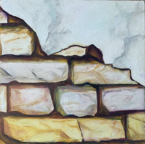 Mauerwerk par Sandra Poikane, Peinture en vente sur Singulart