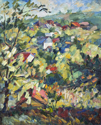 Among the branches van Florina Breazu, Schilderij te koop op Singulart