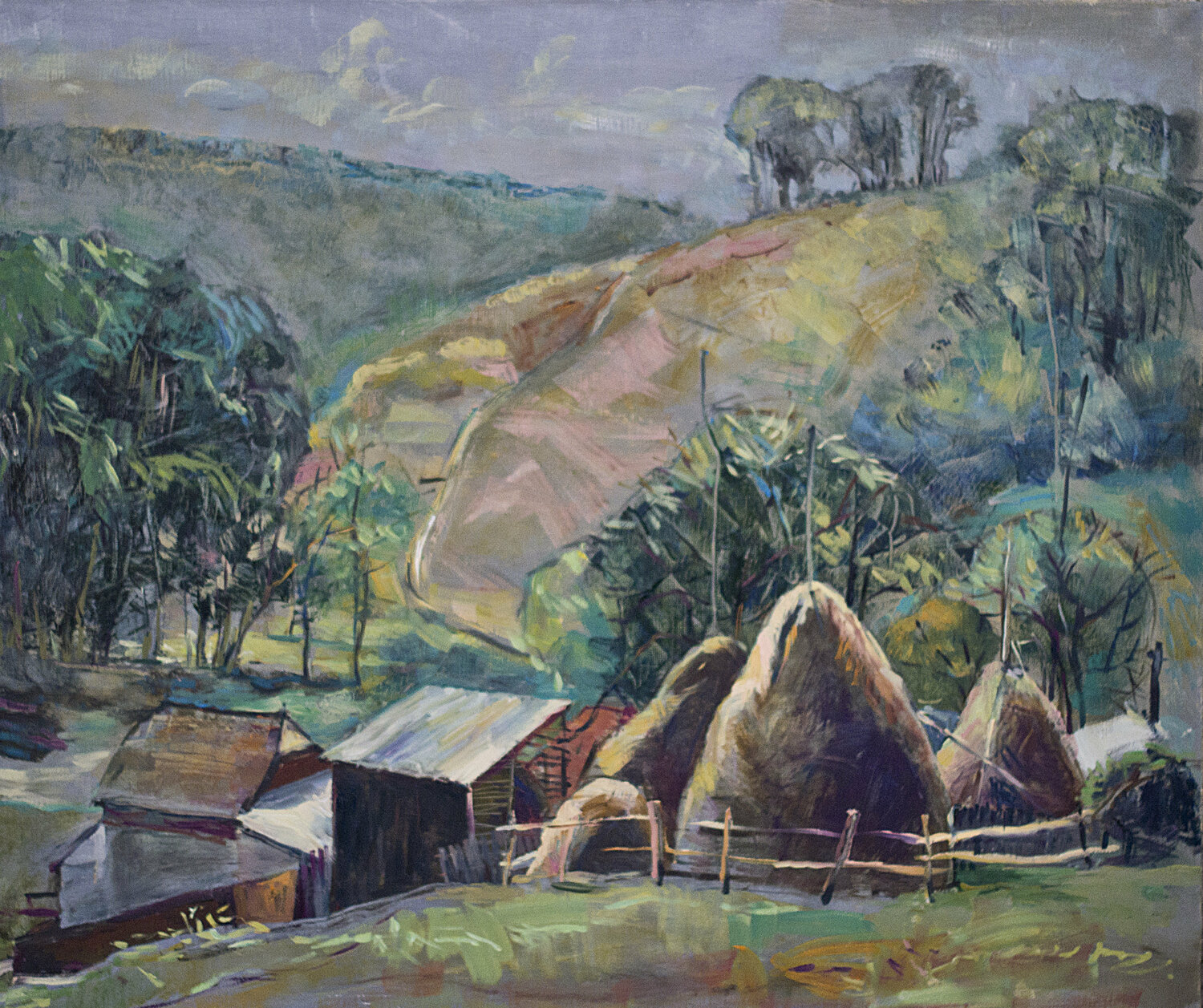 Landscape from Tescani Florina Breazu