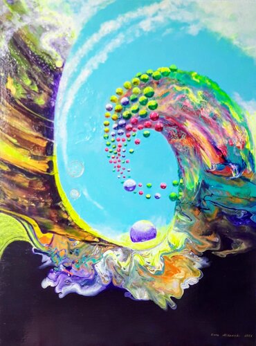 Welle di Irene Mitawski, Pittura in vendita su Singulart