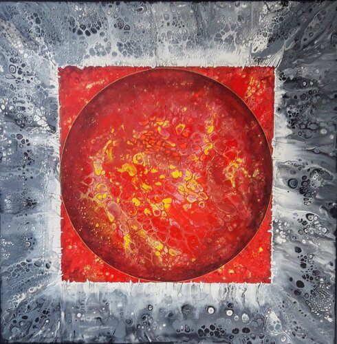 Dialog mit Malevic di Irene Mitawski, Pittura in vendita su Singulart