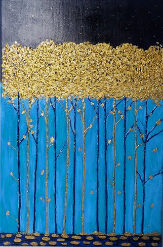 Goldwald di Irene Mitawski, Pittura in vendita su Singulart
