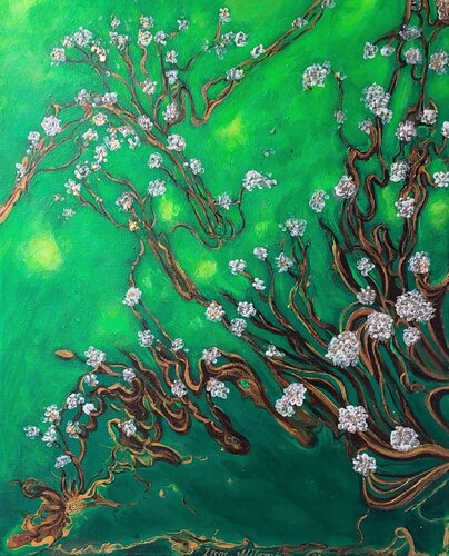 Akazie di Irene Mitawski, Pittura in vendita su Singulart