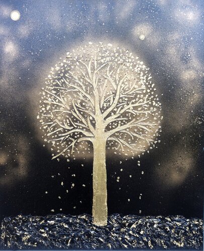 Baum des Lichts di Irene Mitawski, Pittura in vendita su Singulart