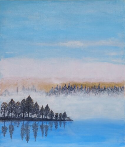 Nebelmorgen by Irene Mitawski, Painting for Sale on Singulart